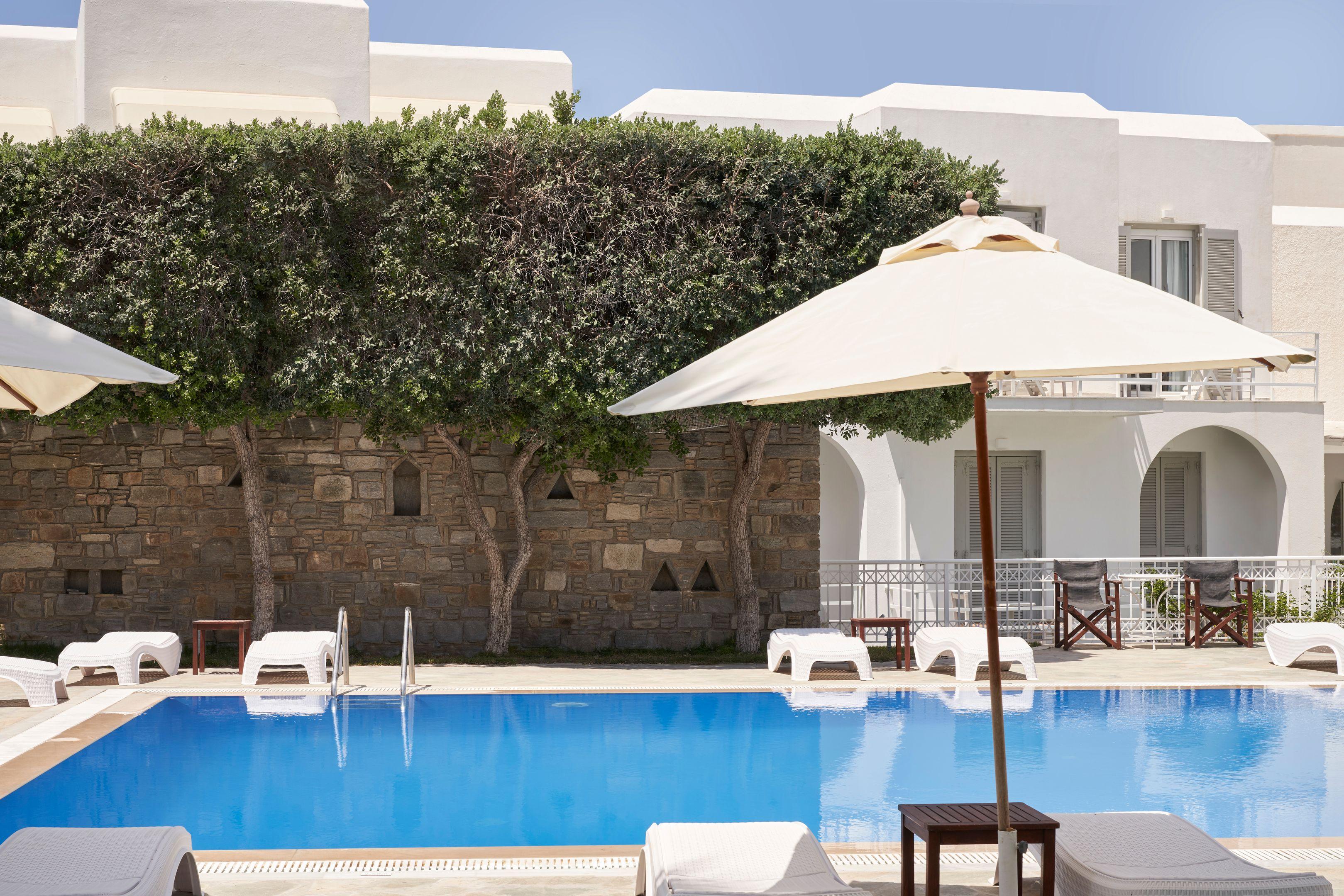 Hotel Paros Bagian luar foto