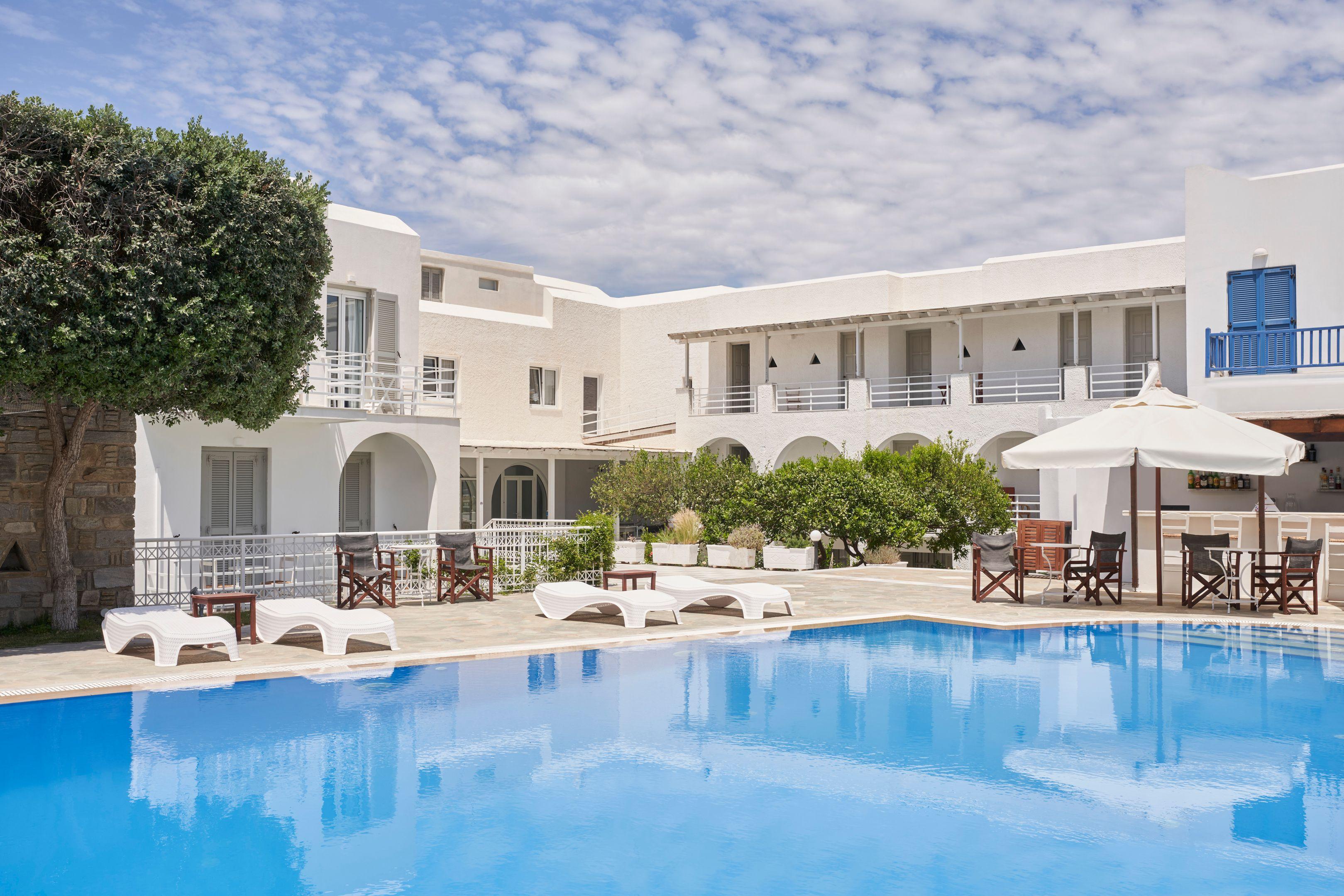 Hotel Paros Bagian luar foto