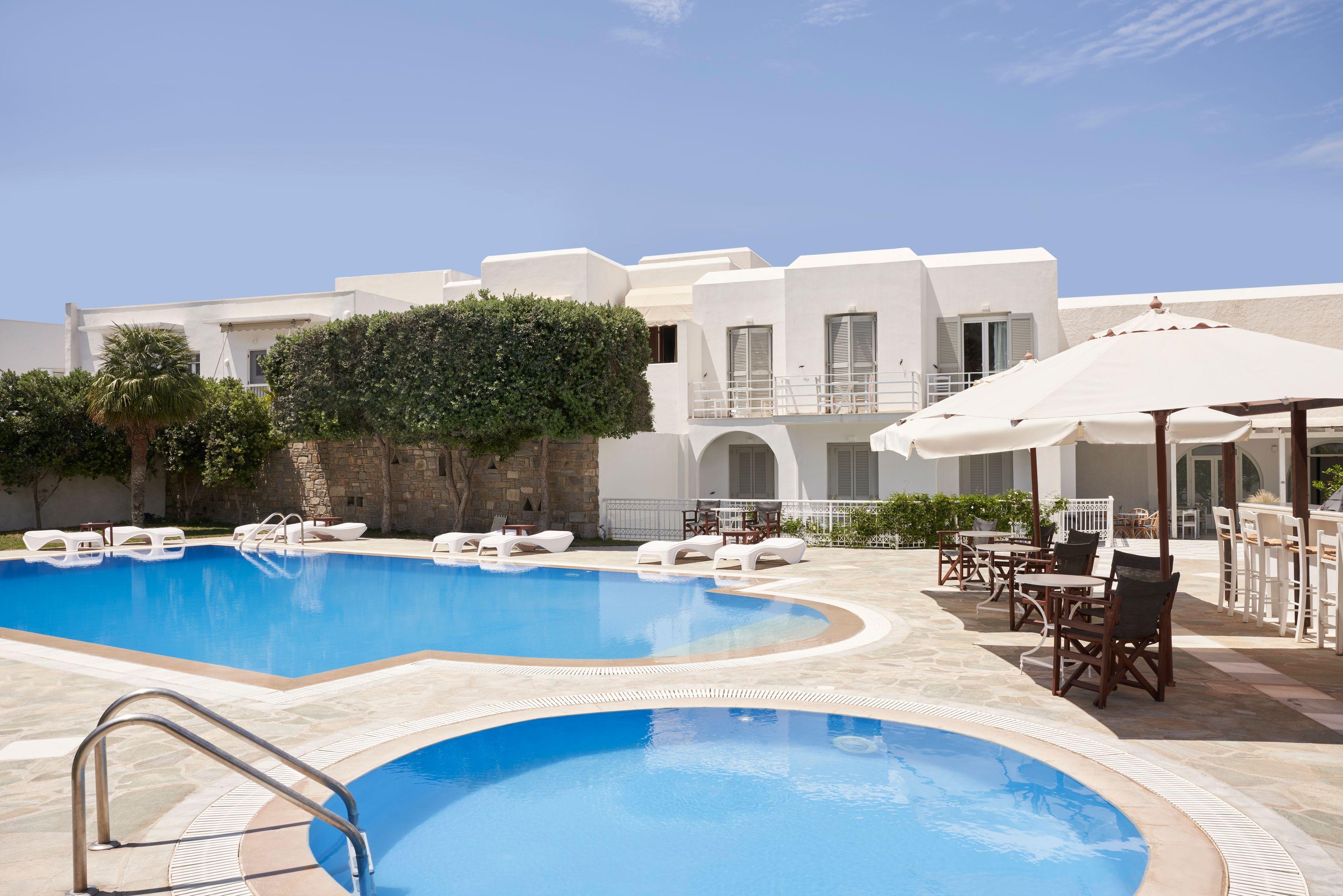 Hotel Paros Bagian luar foto