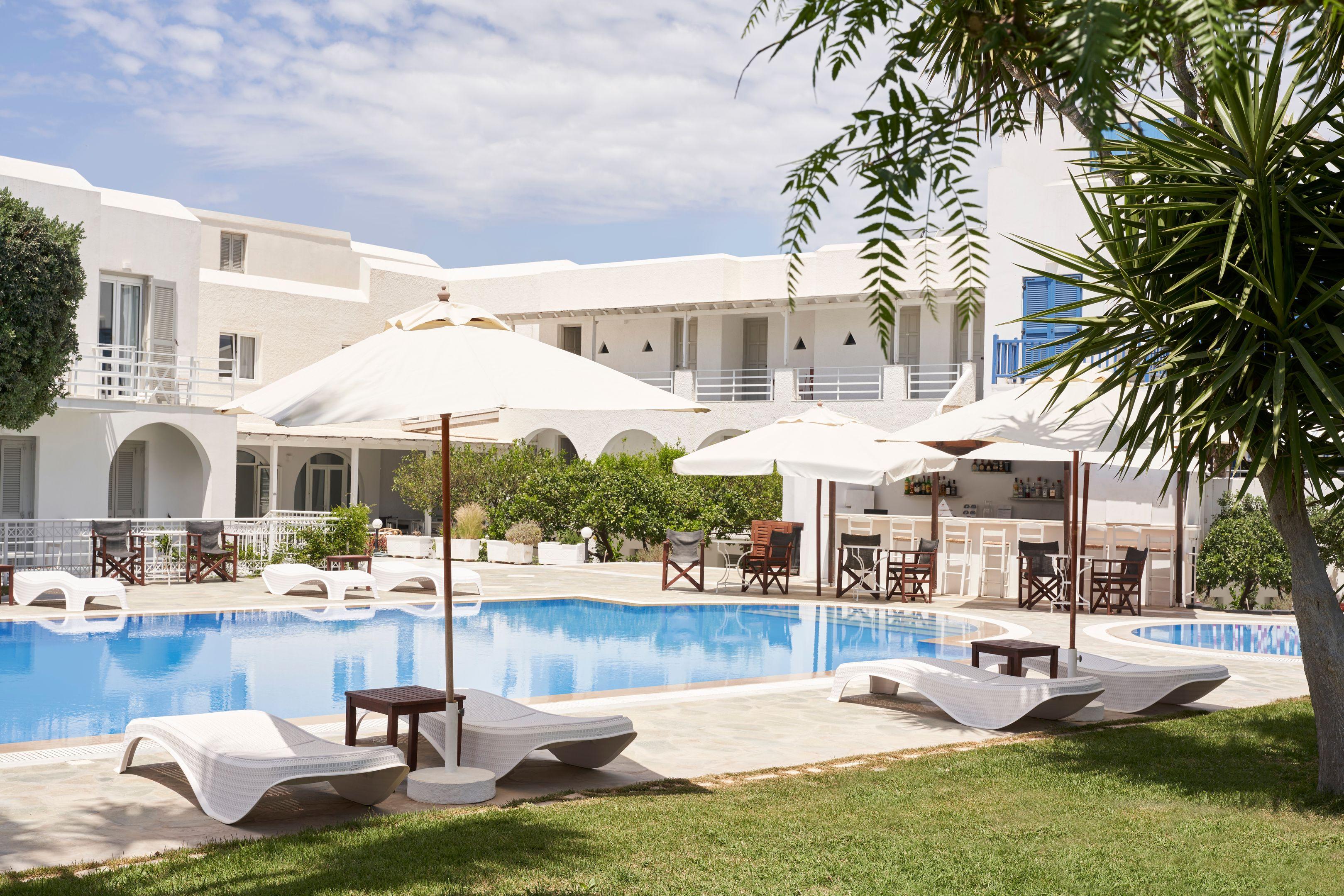 Hotel Paros Bagian luar foto